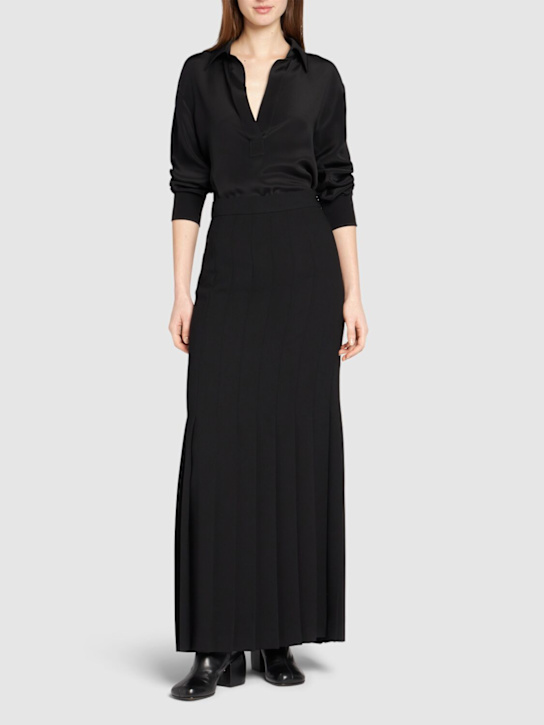 Luisaviaroma Camicia Zanzero In Seta Crepe De Chine