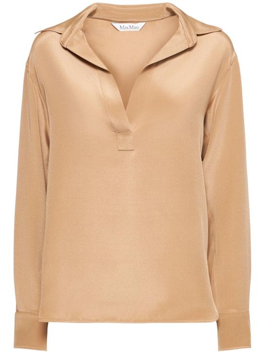 Luisaviaroma Camicia Zanzero in seta crepe de chine