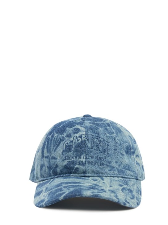 Luisaviaroma Cappellino da baseball in denim riciclato con logo