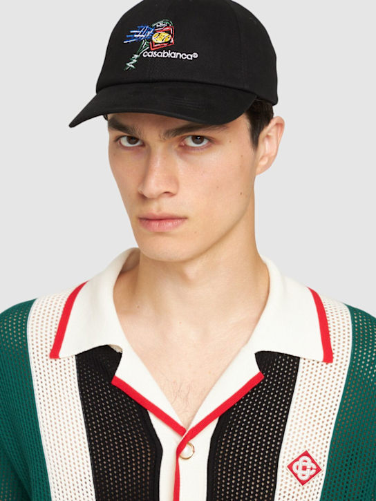 Luisaviaroma Cappello Baseball Croquis De Tennis Con Ricami