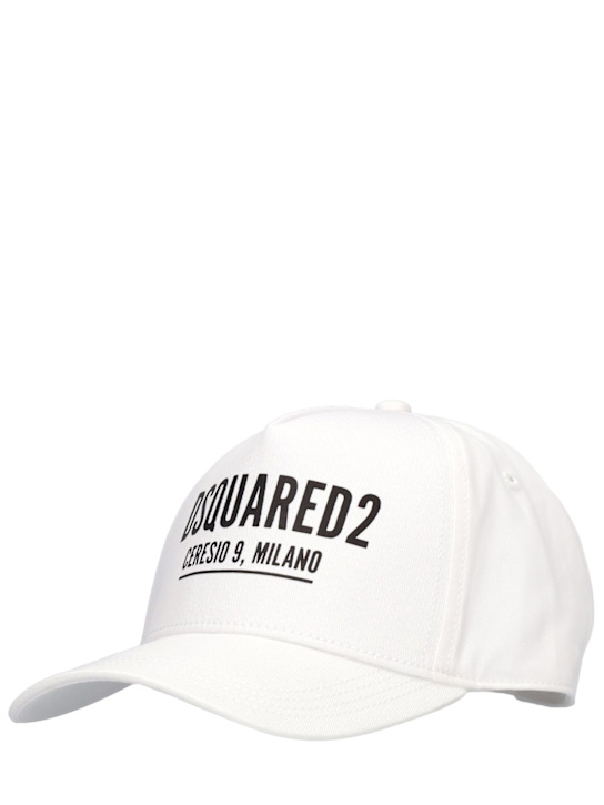 Luisaviaroma Cappello Baseball In Cotone Con Logo Gommato