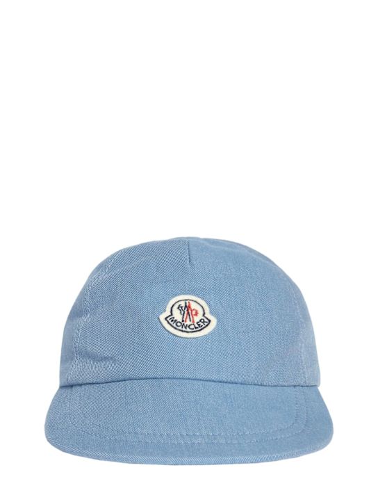 Luisaviaroma Cappello baseball in denim cotone con logo