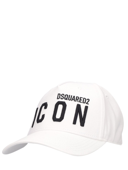 Luisaviaroma Cappello Baseball In Gabardina Di Cotone Con Logo