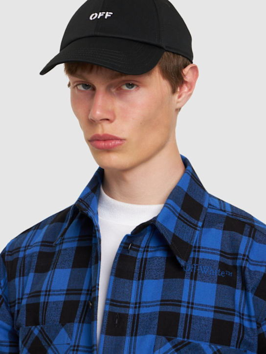 Luisaviaroma Cappello Baseball Off In Drill Di Cotone