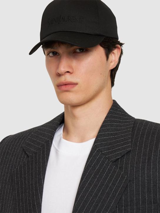 Luisaviaroma Cappello Baseball Saint Laurent In Cotone