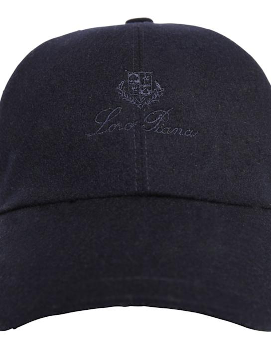 Luisaviaroma Cappello Baseball Storm System In Cashmere