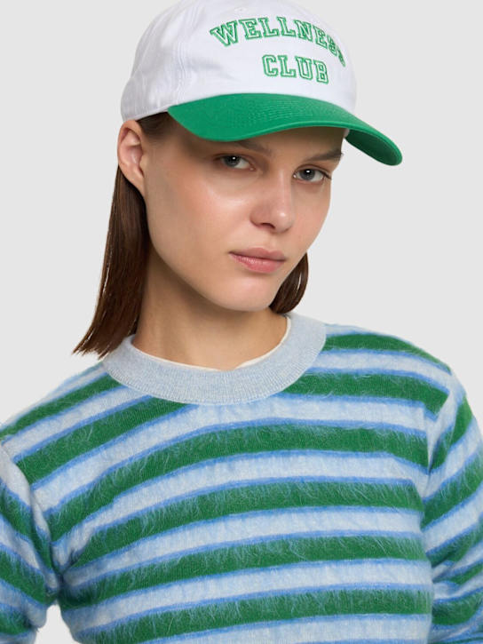 Luisaviaroma Cappello Baseball Wellness Club Cotone Con Ricamo