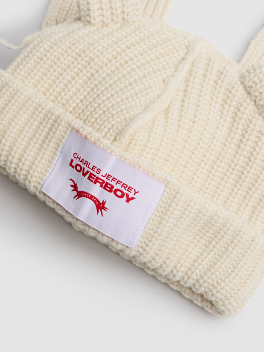 Luisaviaroma Cappello Beanie Chunky Rabbit In Misto Lana