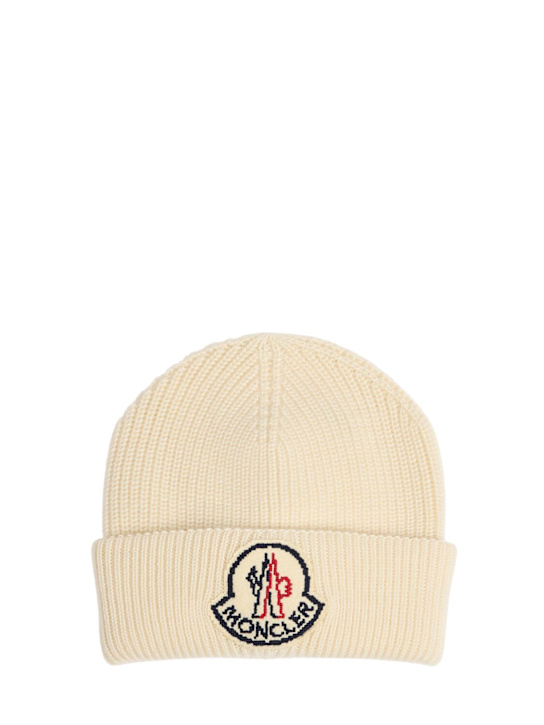 Luisaviaroma Cappello beanie in cordonetto di lana / logo