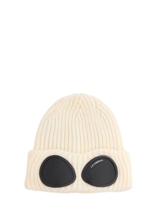 Luisaviaroma Cappello beanie in lana extra fine con lenti