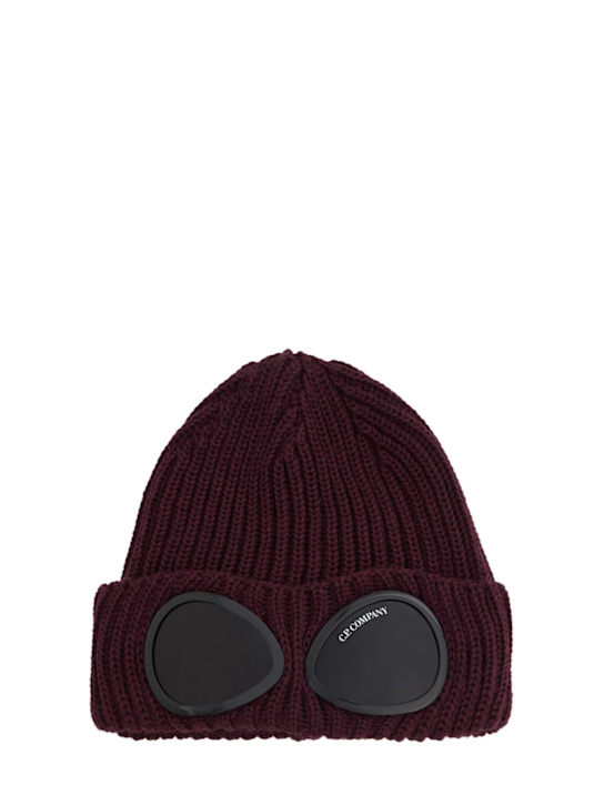 Luisaviaroma Cappello beanie in lana extra fine con lenti