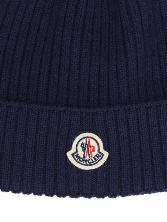 Luisaviaroma Cappello Beanie In Lana Extrafine Con Logo