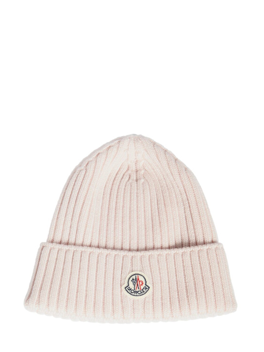 Luisaviaroma Cappello beanie in lana extrafine con logo