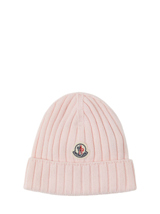 Luisaviaroma Cappello beanie in lana extrafine con logo