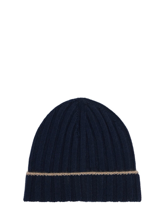 Luisaviaroma Cappello beanie in maglia di cashmere a costine