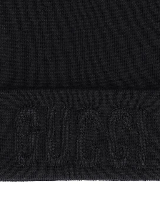 Luisaviaroma Cappello Beanie In Maglia Di Lana / Ricami