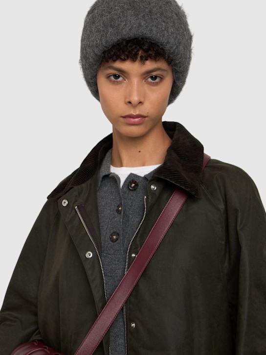 Luisaviaroma Cappello Beanie In Maglia Di Misto Alpaca