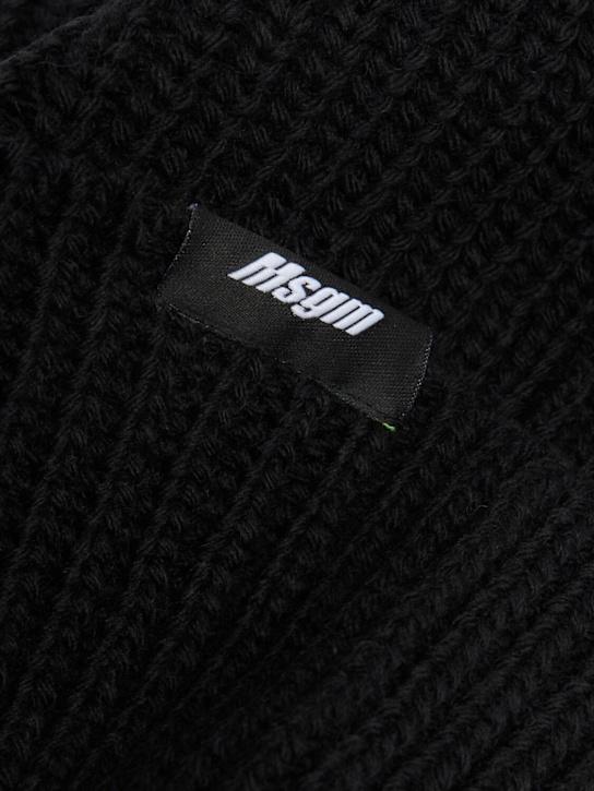 Luisaviaroma Cappello Beanie In Maglia Di Misto Lana