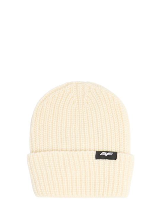 Luisaviaroma Cappello beanie in maglia di misto lana