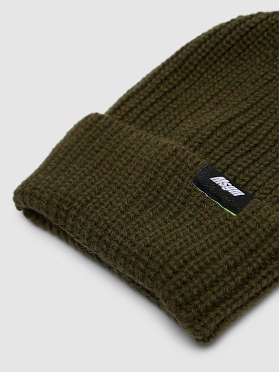 Luisaviaroma Cappello Beanie In Maglia Di Misto Lana
