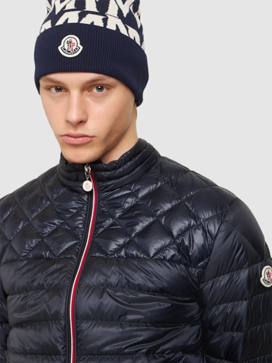 Luisaviaroma Cappello Beanie In Misto Cotone Con Logo