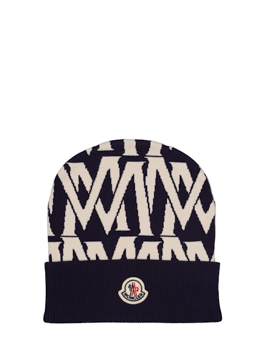 Luisaviaroma Cappello beanie in misto cotone con logo