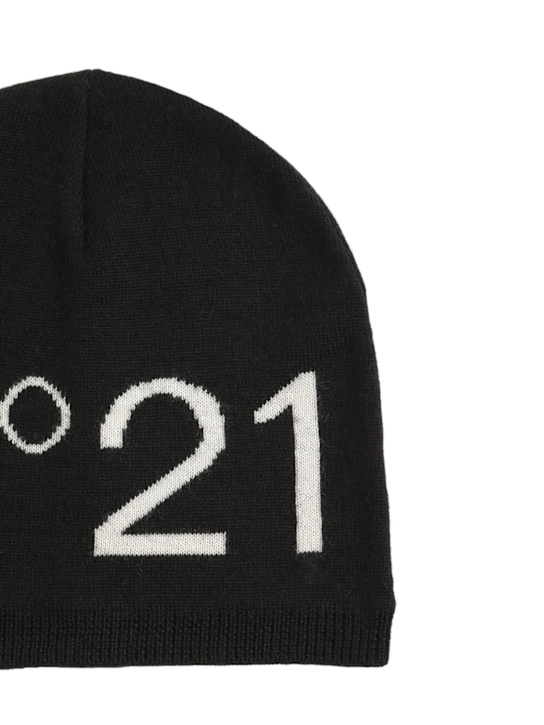 Luisaviaroma Cappello Beanie In Misto Lana A Intarsio