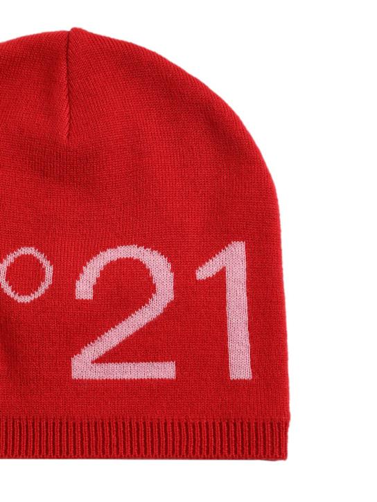 Luisaviaroma Cappello Beanie In Misto Lana A Intarsio