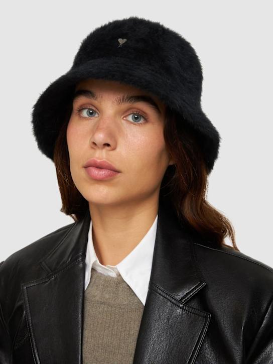 Luisaviaroma Cappello Bucket Fluffy In Lana E Acrilico