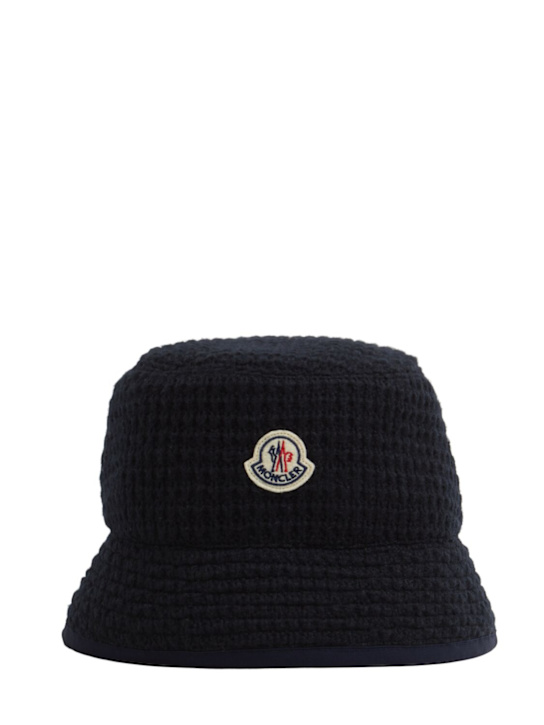 Luisaviaroma Cappello bucket in misto lana vergine con logo