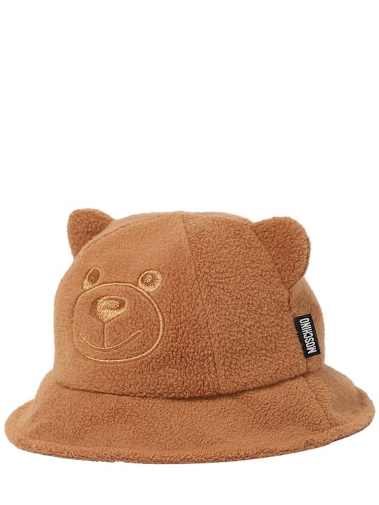 Luisaviaroma Cappello Bucket Teddy Con Orecchie Applicate