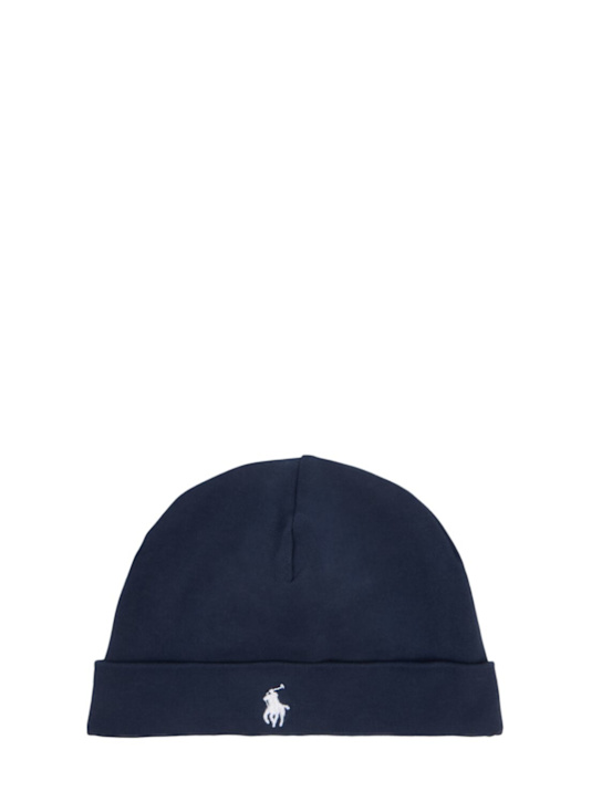 Luisaviaroma Cappello in jersey di cotone con ricamo