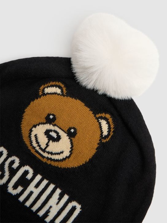 Luisaviaroma Cappello In Maglia Di Misto Lana Con Pompom