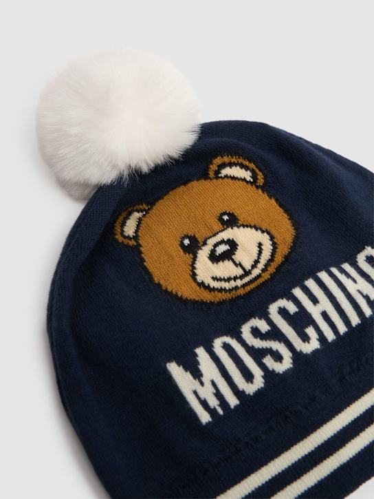 Luisaviaroma Cappello In Maglia Di Misto Lana Con Pompom