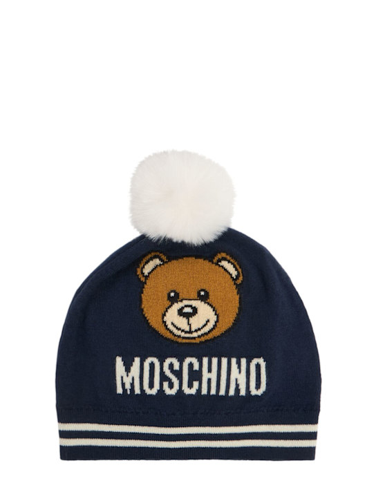Luisaviaroma Cappello in maglia di misto lana con pompom