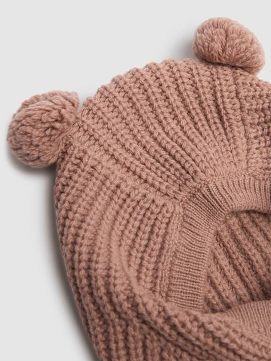 Luisaviaroma Cappello In Maglia Di Misto Lana Con Pompom