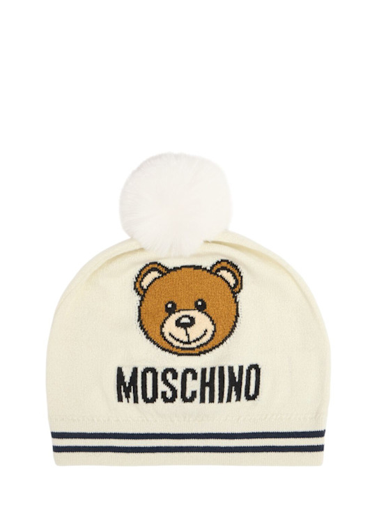 Luisaviaroma Cappello in maglia di misto lana con pompom