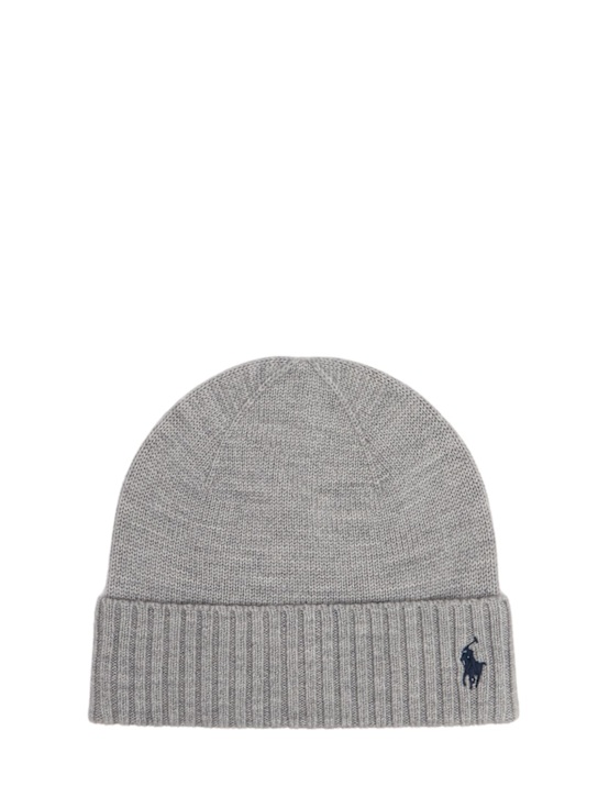 Luisaviaroma Cappello in maglia misto lana con logo