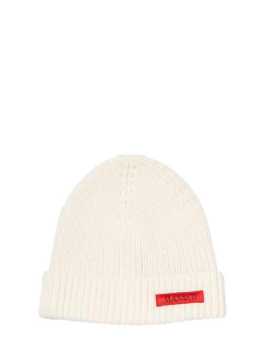 Luisaviaroma Cappello in maglia misto lana con logo