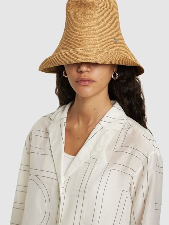 Luisaviaroma Cappello In Paglia E Carta Intrecciata
