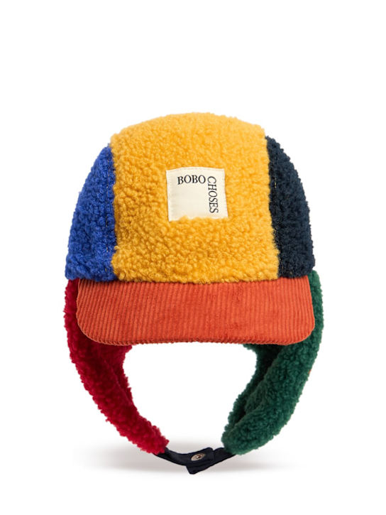 Luisaviaroma Cappello in pelliccia sintetica color block