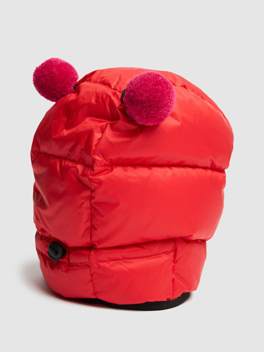 Luisaviaroma Cappello In Piumino Di Nylon Con Pompom