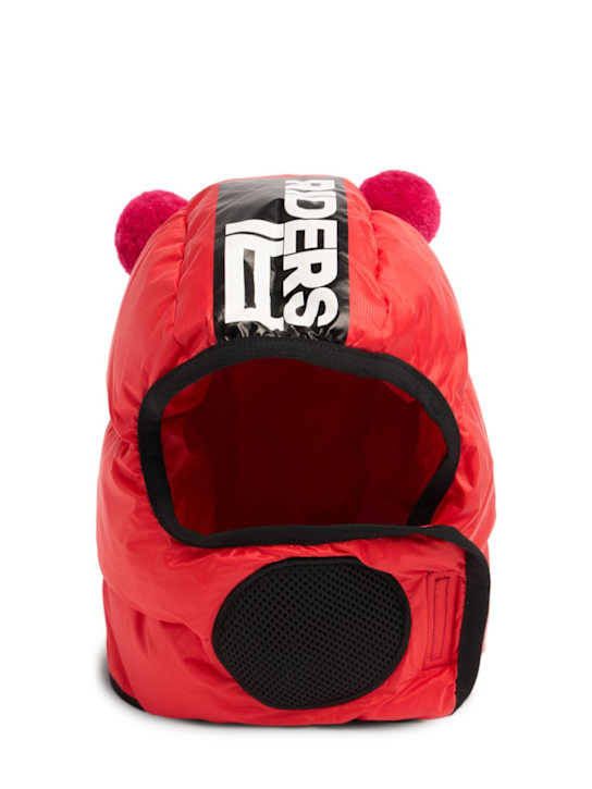 Luisaviaroma Cappello in piumino di nylon con pompom