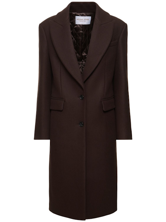Luisaviaroma Cappotto Chesterfield Sculptura in lana melton