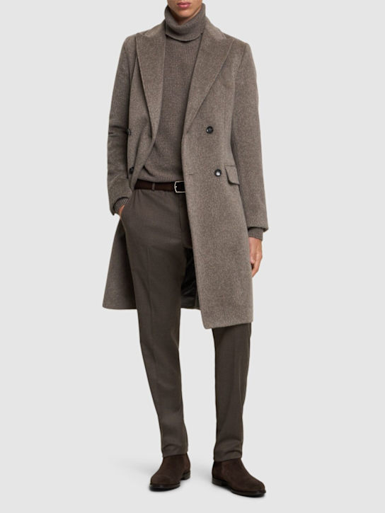 Luisaviaroma Cappotto Doppiopetto Hyde In Lana Alpaca