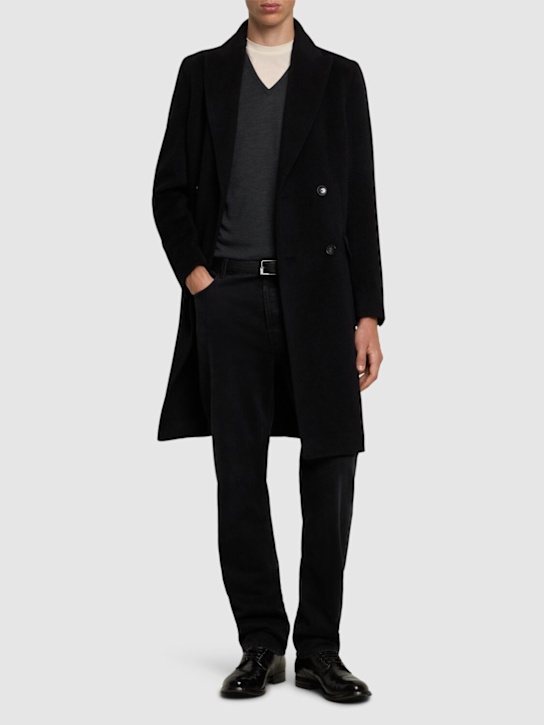 Luisaviaroma Cappotto Doppiopetto Hyde In Lana Alpaca