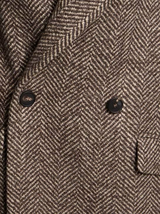 Luisaviaroma Cappotto Doppiopetto Linden In Misto Lana