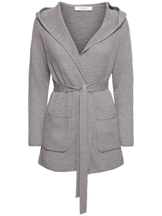 Luisaviaroma Cappotto Finezza in maglia di lana con cintura