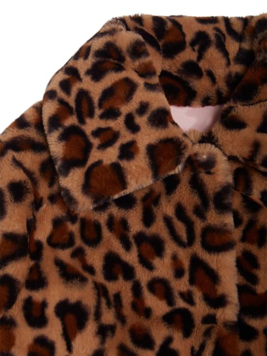 Luisaviaroma Cappotto In Pelliccia Sintetica Stampata