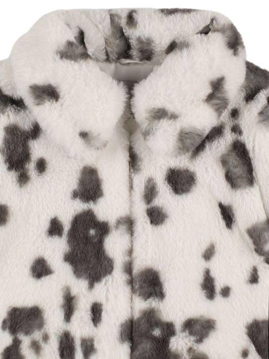Luisaviaroma Cappotto In Pelliccia Sintetica Stampata